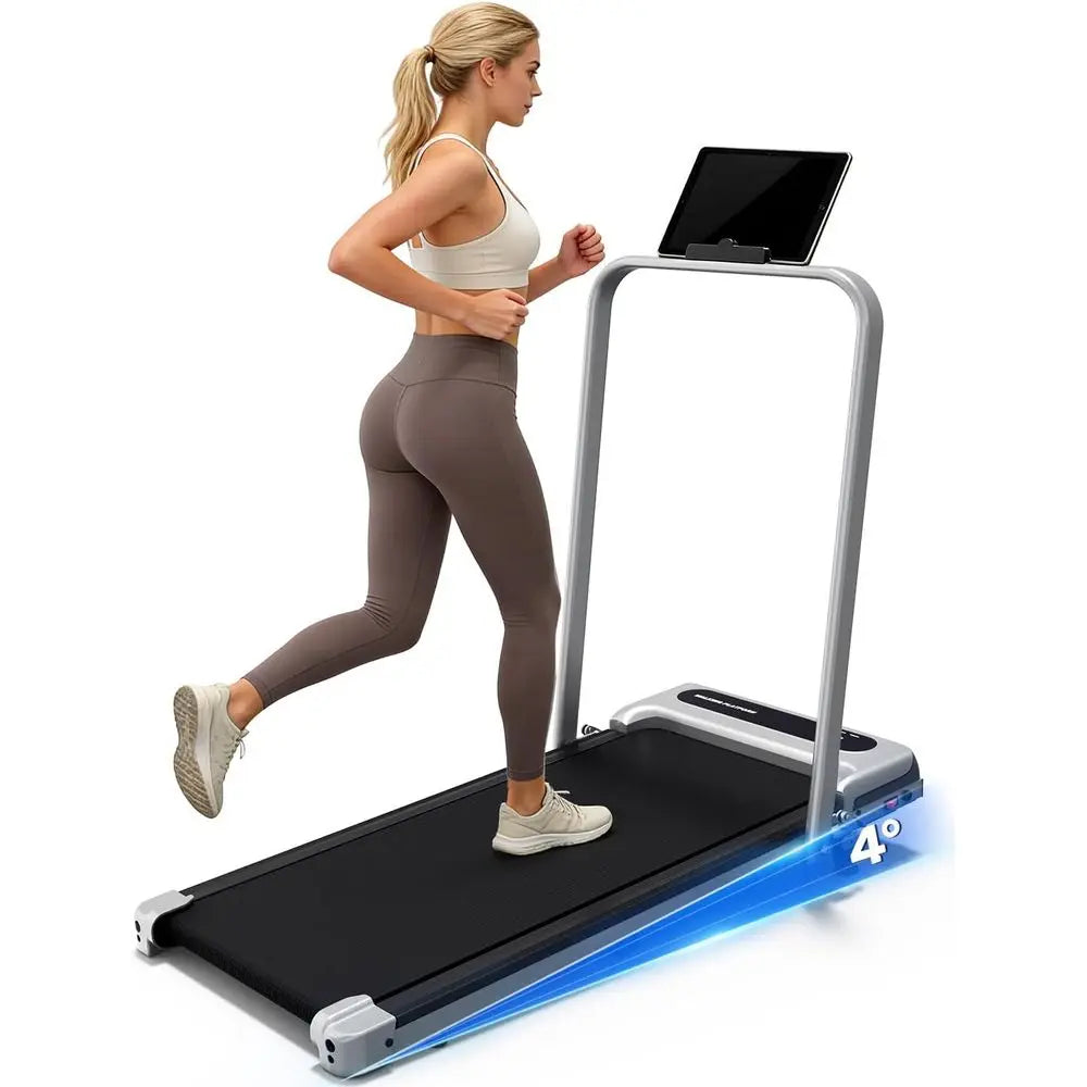 Portable Desk Treadmill: Compact Exercise Machine with Remote and LED Display for Home Office Use