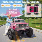 Licensed Chevrolet Cheyenne 24V Ride on Car 4X200W Motor Remote Control Decoration Streamer 24 Volt Ride on Toys for Kids