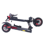 Foldable Electric Scooter 800W 48V 10 inch off-road Front-Rear Suspension E Scooter with Seat for Fun and Commuting