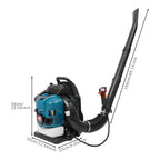 Petrol Backpack Leaf Blower 75.6 CC 4-Stroke Engine A Powerful Sweeper Machine And Cordless Garden Tool For Lawn Care Yard Debris And Snow Cleaning
