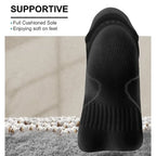BULLIANT Men Running Socks 6Pairs-Ankle Athletic Socks Wicking Cushioned for Men Walking-Arch Compression Support