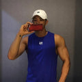 Gitf Men Bodybuilding Tank Tops Gym Workout Fitness Sleeveless Shirt Running Clothing Stringer Singlet Summer Casual Vest