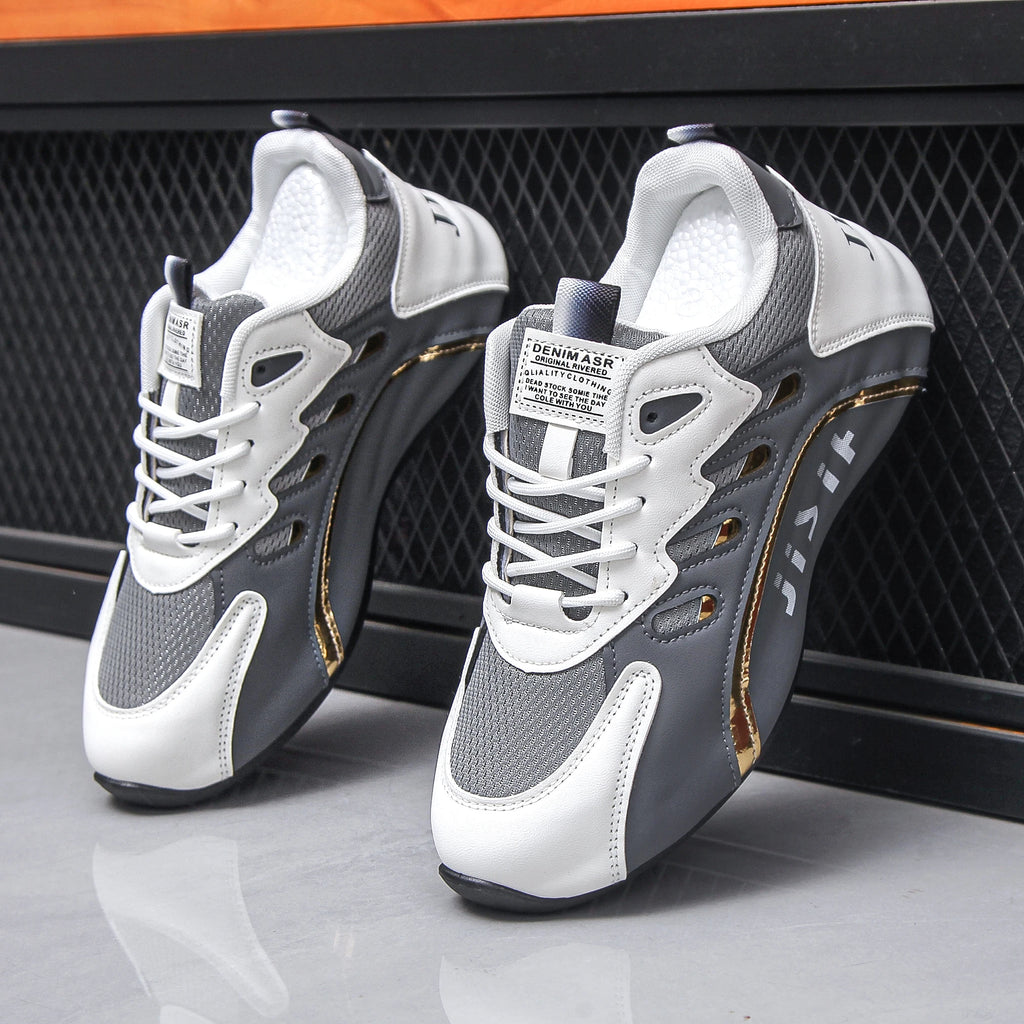 Men's trendy casual shoes with anti-slip laces for sports. Suitable for students. Anti-slip, durable, versatile and comfortable