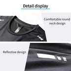 Men's casual sports suit shorts and short sleeves, outdoor hiking and park beach travel outfit, quick drying and lightweight