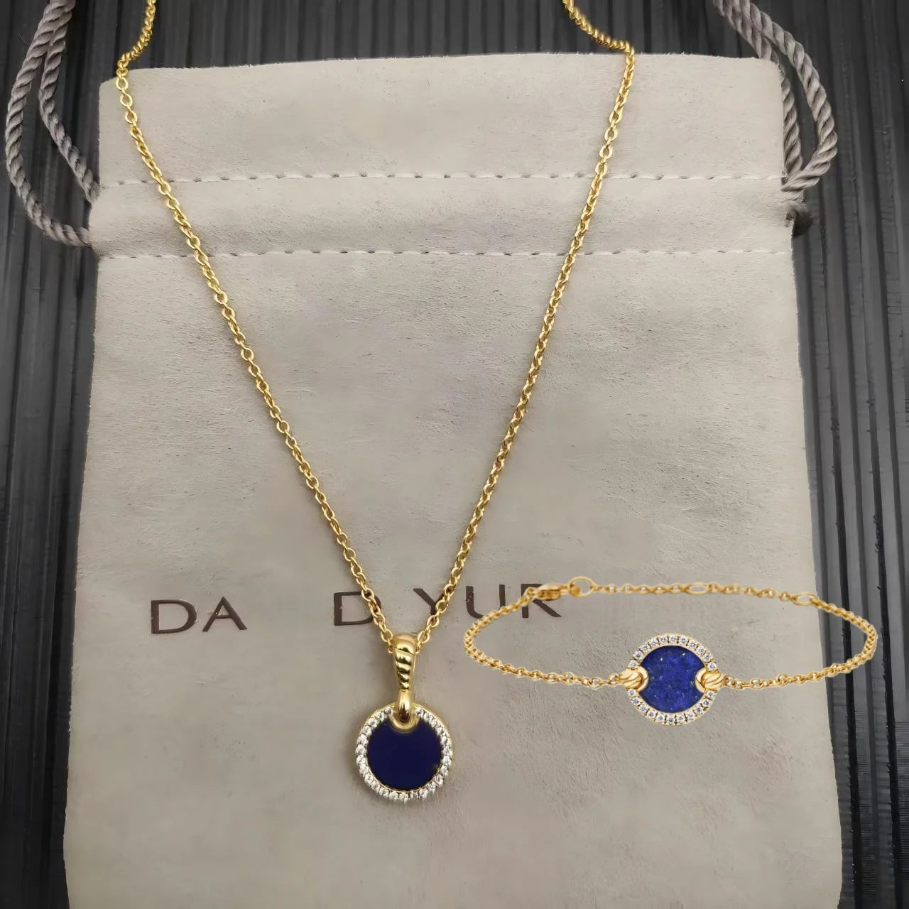 2025 New High-Quality Christmas Elegant and Simple Gold-Plated Round Bracelets and Necklaces Set - Valentine's Day Gift
