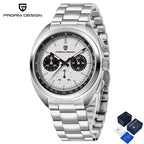 2026 New PAGANI DESIGN Panda Men's Watches Quartz Wristwatches Chronograph Luxury Watch For Men AR Sapphire Luminous Waterproof