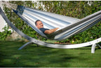 Outdoor & Indoor Use, Handmade Weather & Tear Resistant Hammock in Sea Salt Color