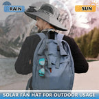 Detachable Neck Flap Foldable Fishing Sun Hat UPF 50+ UV Protection Windproof Lightweight Baseball Cap For Outdoor Travel Camping Gardening