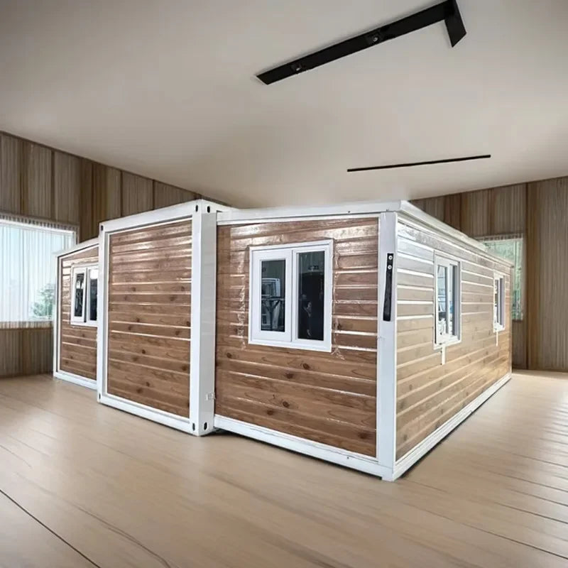 Expandable Container House Prefabricated Modular Home Tiny Living Cabin Portable Studio Glamping Pod Eco Tourism Resort Unit Hot