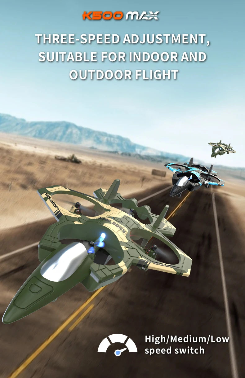 New K500 Stunt Drone with 360° Flip FPV Height Hold Function Durable Material Brushless Motor Quadcopter for Outdoor Remote Control Ideal for Beginners And Tech Lovers