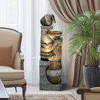 Multi-Level Outdoor Water Fountain - 42.5 Tall Cascading Feature - Ideal for Decks, Patios, Yards