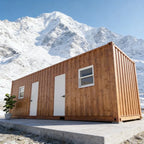 Durable 20ft Detachable Shipping Container House Luxury Prefabricated Living Accommodation Easy Setup Modular Tiny Home Kit