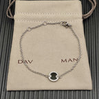 2025 New High-Quality Christmas Elegant and Simple Gold-Plated Round Bracelets and Necklaces Set - Valentine's Day Gift