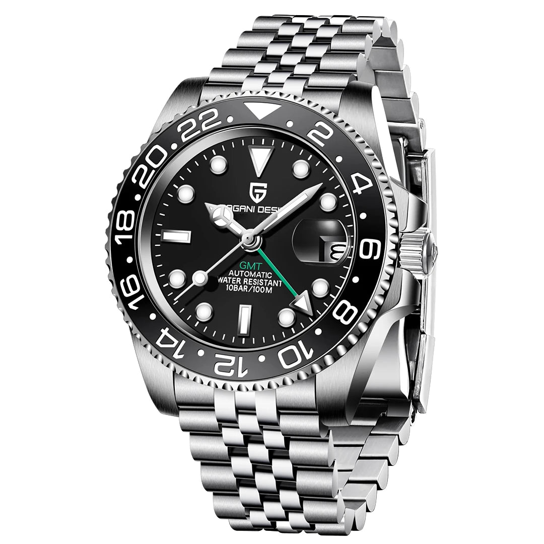 2026 PAGANI DESIGN New PD-1662 V5 Men Mechanical Watches Luxury Ceramic Bezel Automatic Watch 100M Waterproof GMT Watch for Men