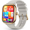 1.96" AMOLED Smartwatch for Women with 100+ Sport Modes, IP68 Waterproof Fitness Tracker Compatible with iOS and Android