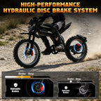Electric Bike GT73 Off-Road Ebike 70Kmh 3000W Brushless Motor 58V30AH Lithium Battery New In Ebike Adult Electric Motorcycle