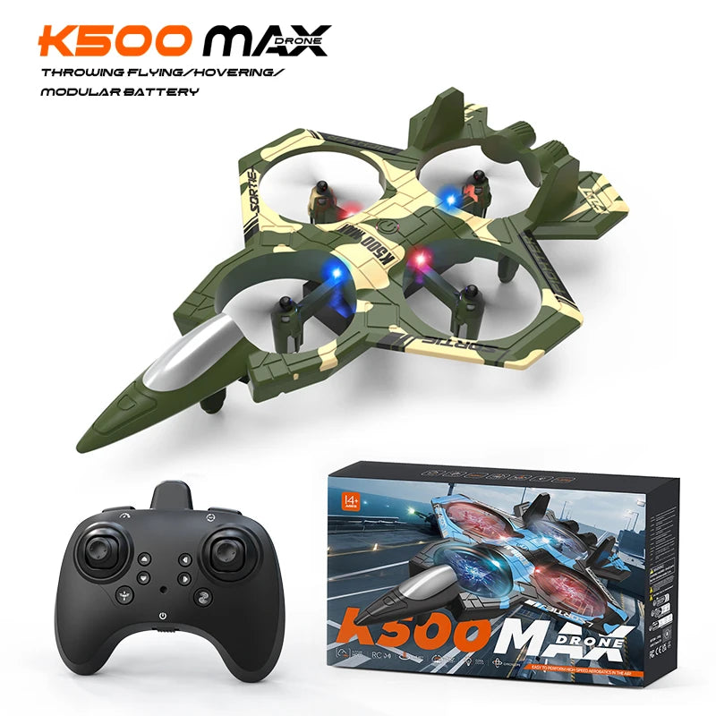 New K500 Stunt Drone with 360° Flip FPV Height Hold Function Durable Material Brushless Motor Quadcopter for Outdoor Remote Control Ideal for Beginners And Tech Lovers