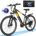 550W Adult electric mountain bike 26", 48V built-in hidden removable battery, up to 50 miles, urban commuter bike.