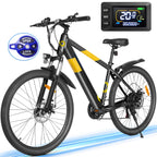 550W Adult electric mountain bike 26", 48V built-in hidden removable battery, up to 50 miles, urban commuter bike.