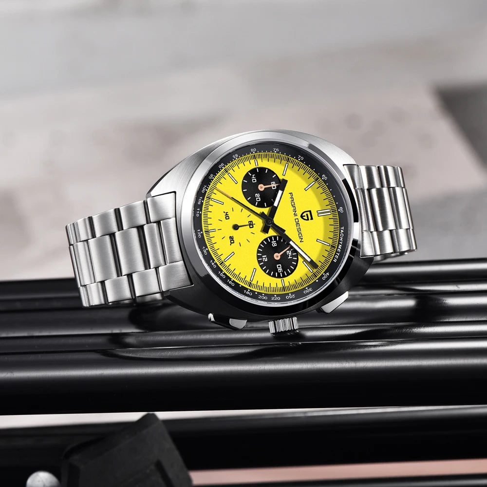 2026 New PAGANI DESIGN Panda Men's Watches Quartz Wristwatches Chronograph Luxury Watch For Men AR Sapphire Luminous Waterproof