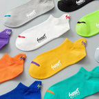 5/10Pairs Summer Socks Bright Color Mesh Ankle Socks Men Women Breathable Street Fashion Sports Mesh Thin Short Running Socks