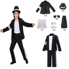 Halloween performance costume tap dance MJ dance performance costume Mike cosplay set imitates Easter party dress up new