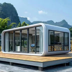 Mobile Expandable Container House 20ft Foldable Prefab Tiny Home Portable Modular Office Quick Assembly