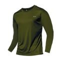 Quick Dry Breathable T-Shirt Sports Tops Training Clothes Long Sleeve T-Shirt Men's Autumn Running Gym Accessories Men Fitness
