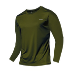 Quick Dry Breathable T-Shirt Sports Tops Training Clothes Long Sleeve T-Shirt Men's Autumn Running Gym Accessories Men Fitness