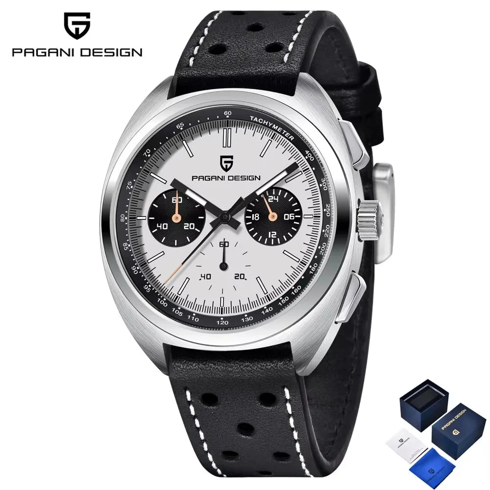2026 New PAGANI DESIGN Panda Men's Watches Quartz Wristwatches Chronograph Luxury Watch For Men AR Sapphire Luminous Waterproof