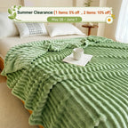 Summer Lightweight Blanket Queen Size - Cozy & Breathable Blankets for Bed,Couch,Travel,Office, Cooling Throw Blankets for Hot Sleepers & Night Sweat,Perfect Gift Ideal,Sage Green