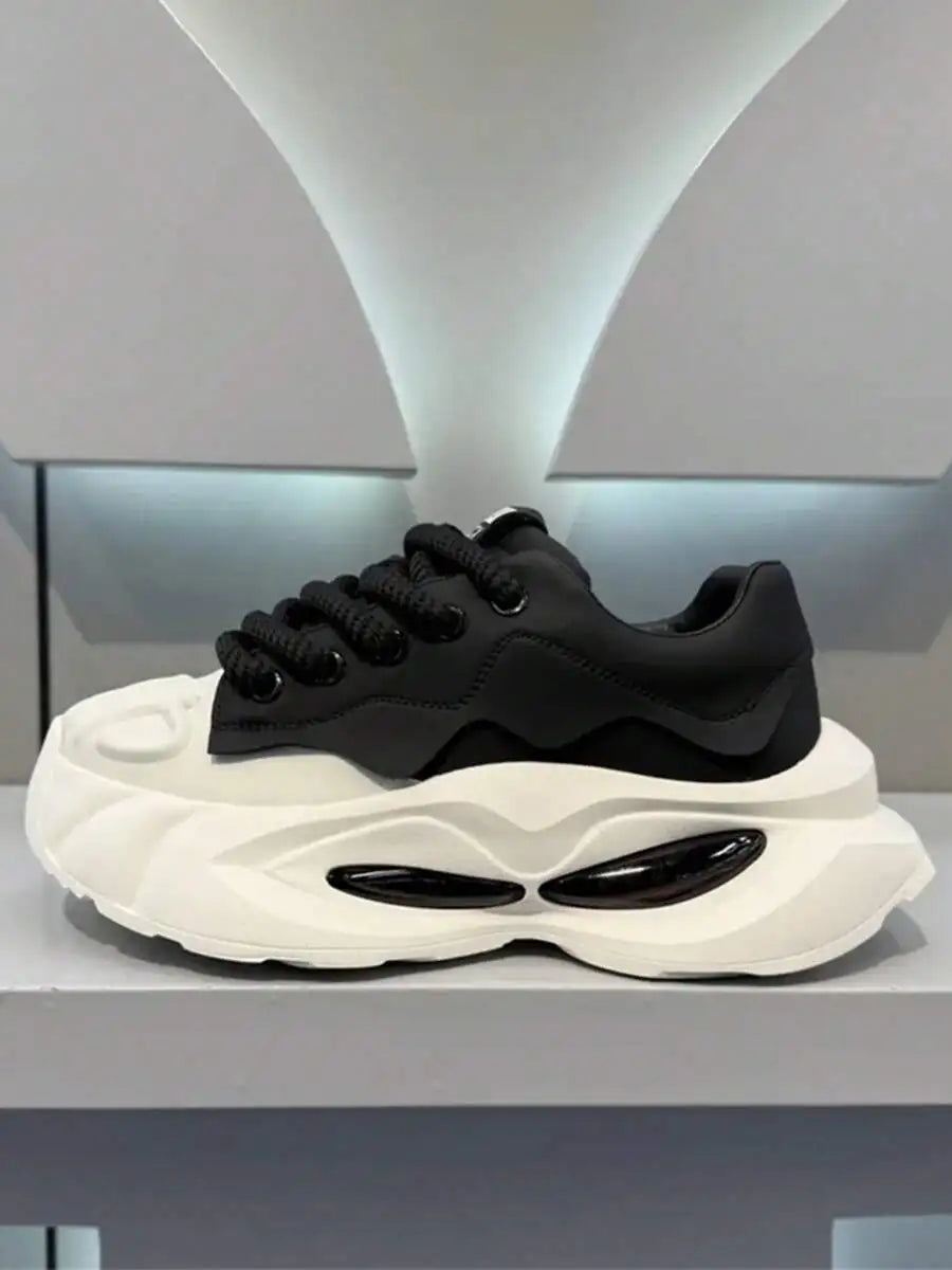 Breathable Lightweight Elevator Sneakers, Fashion Thick Sole Casual Outdoor Heightening Walking Shoes for Men Daily Use