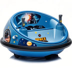 12V Kids Electric Bumper Car With Remote Control, 360° Spin, LED Light, Soft Bumpers, Rechargeable Ride-On Toy For Indoor Outdoor