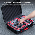 STARTRC Avata 2 Case,Waterproof Carrying Hard Case for DJI Avata 2 Fly More Combo with Goggles 3(NOT for Goggles N3),FPV Remote Controller 3,Battery Charging Hub,FPV Drone Accessories