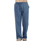 Wide Pants Spring Men's Korean Fashion Sports Streetwear Linen Oversize Trousers Yoga Pants Sweatpants Casual Daily Wear