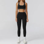 Yoga Clothes Set 2/3PCS Sportswear Gym Outfits Women Sports Set High Waist Leggings Fitness Suit Running Bra Workout Tracksuit