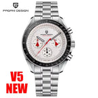 PAGANI DESIGN Moon Mens Watches Quartz Automatic Watch Men Luxury Sports VK63 Chronograph Waterproof Sapphire Reloj Hombre 2025