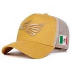 Unisex Mexican Eagle Label Baseball Net Caps Spring and Summer Outdoor Adjustable Casual Hats Hip Hop Hat Sunscreen Hat