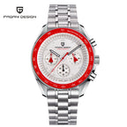 PAGANI DESIGN 2026 New Moon Watch Retro Luxury Quartz Watches For Men Stainless steel Luminous waterproof Sport Chronograph Man