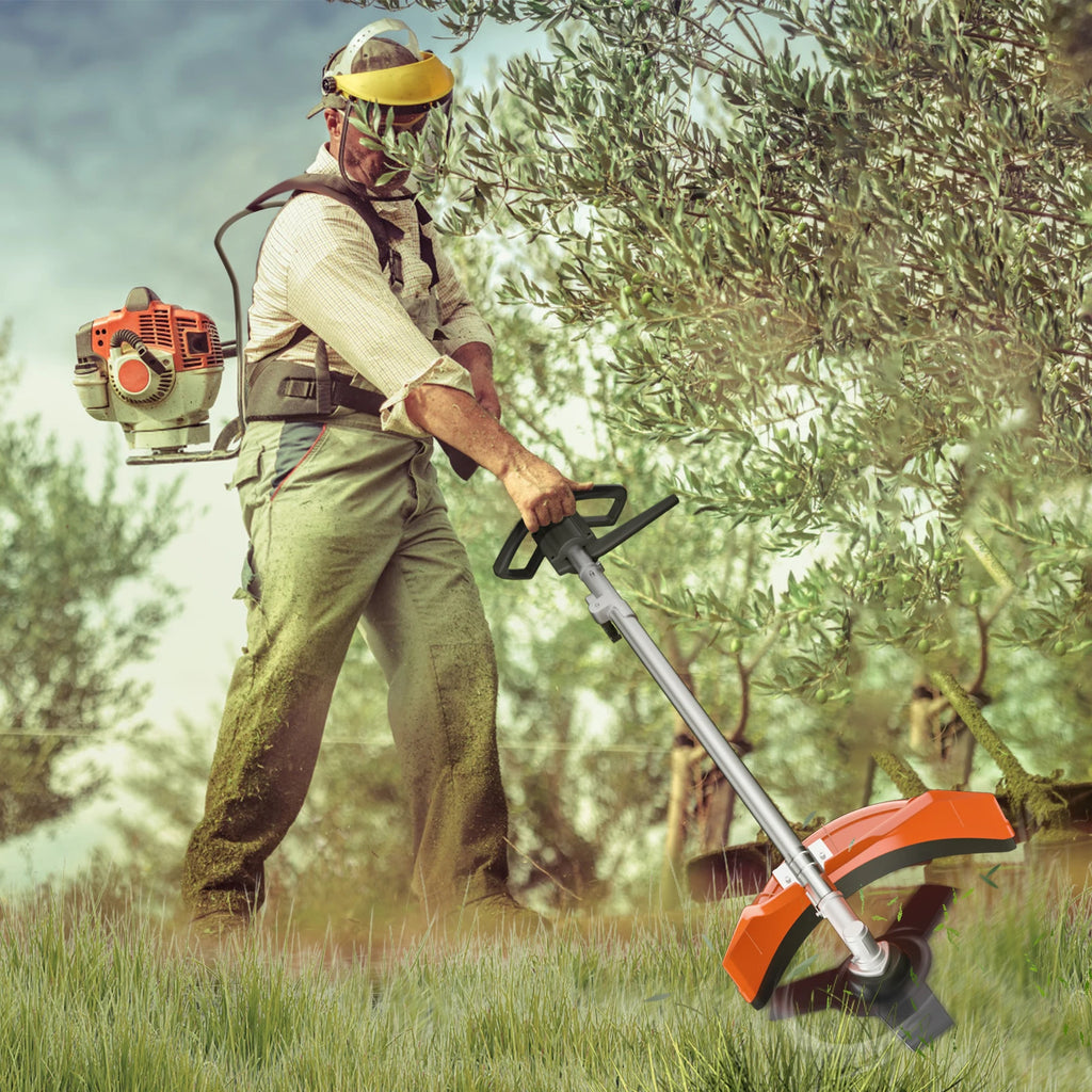 52cc 6 in 1 Gas Hedge Trimmer,Brush Cutters Weed Eater Wacker Gas Powered,Gas Pole Saw Chainsaw,Grass Pruner Multifunctional for Yard Garden Lawn Care
