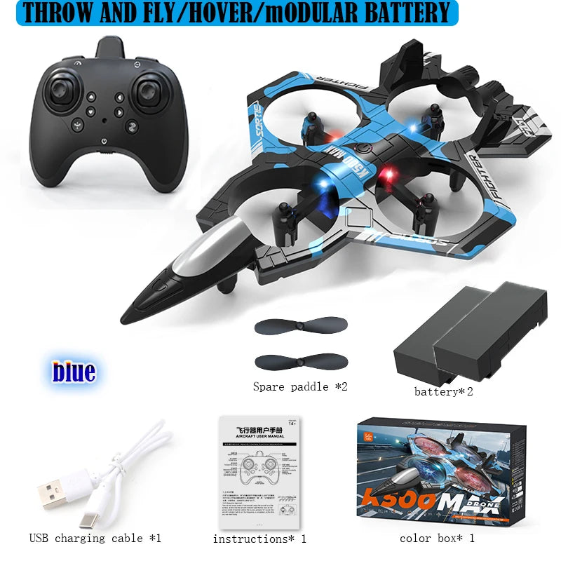 New K500 Stunt Drone with 360° Flip FPV Height Hold Function Durable Material Brushless Motor Quadcopter for Outdoor Remote Control Ideal for Beginners And Tech Lovers