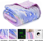 Unicorn Glow in The Dark Blanket, Unicorn Blanket for Girls/Kids, Unicorns Gifts for Girls Age 3-12, Toddler Blanket for Kids, S