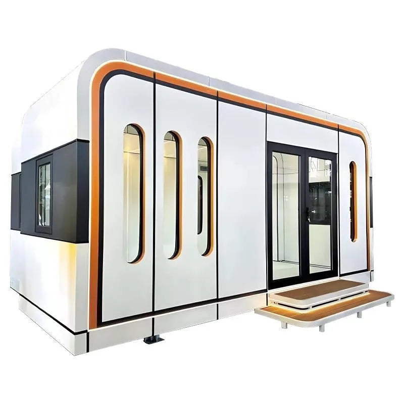 Mobile Expandable Container House 20ft Foldable Prefab Tiny Home Portable Modular Office Quick Assembly