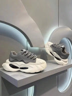 Breathable Lightweight Elevator Sneakers, Fashion Thick Sole Casual Outdoor Heightening Walking Shoes for Men Daily Use