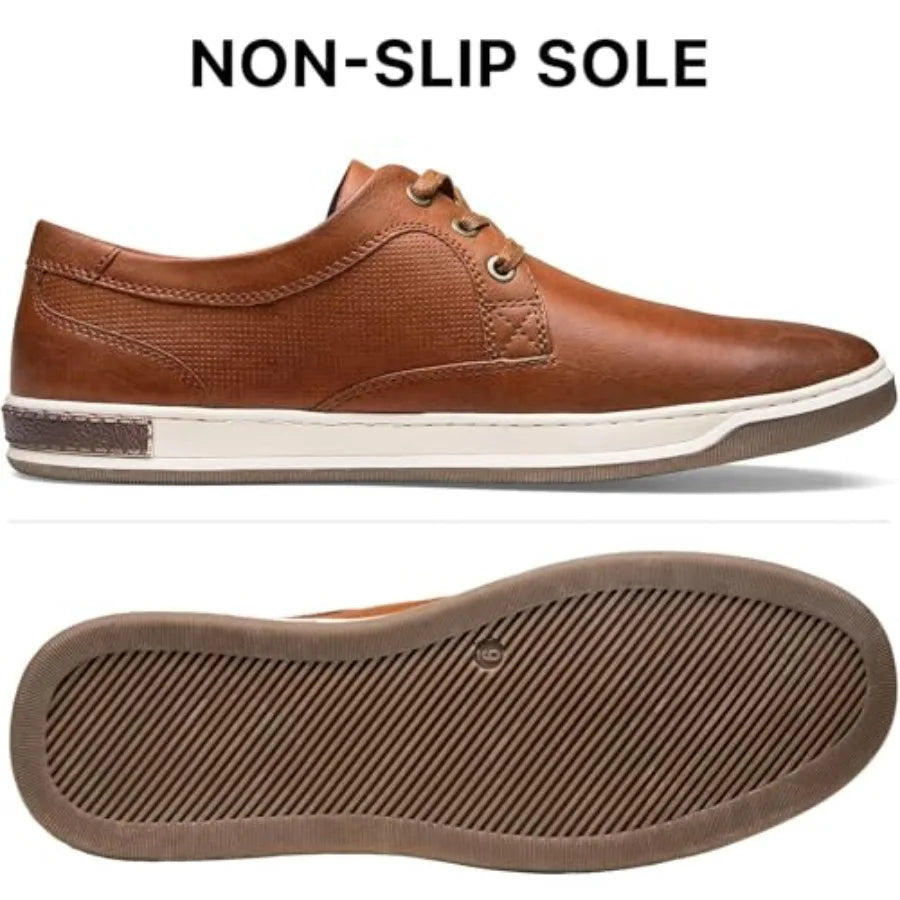 Jousen Men's Fashion Sneakers Classic Retro Casual Shoes for Men Breathable Business Dress Sneaker