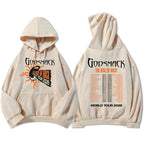 GODSMACK The Rise of Rock Tour 2026 Hoodies Loose Casual Men Women Pullovers Graphic Merch Fleece Long Sleeve Hooded Sweatshirts