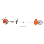 Multi-Functional Trimming Tool+52cc Displacement, Gas Hedge Trimmer+1.7KW Power, 5-in-1 Trimming Tool+6500-8500RPM Speed, For Gardens Fences Porches Paths Weeds Shrubs Maintenance, Gardening Enthusiasts Professional Landscape