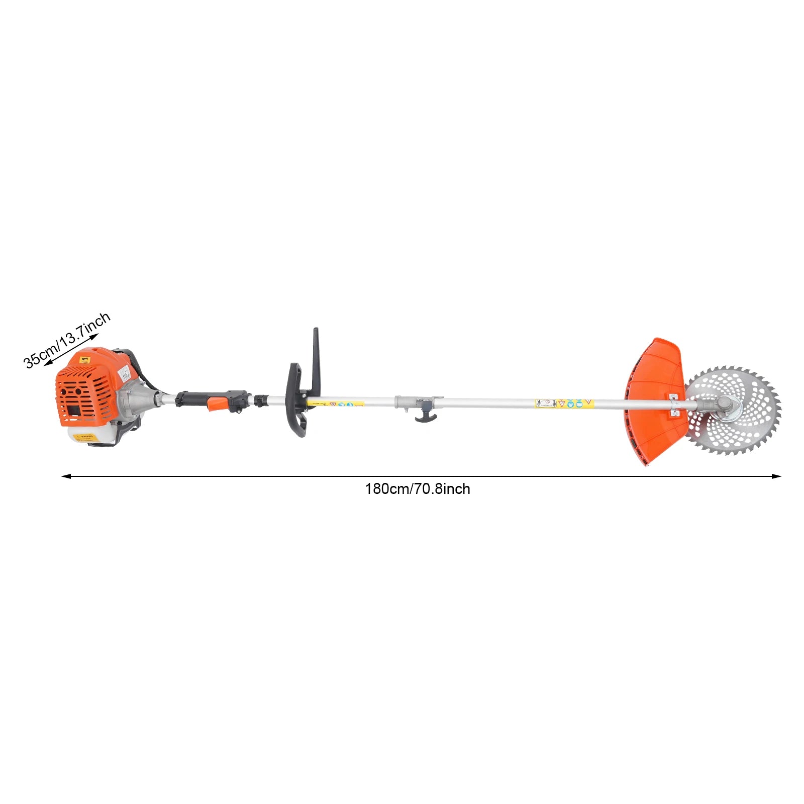 Multi-Functional Trimming Tool+52cc Displacement, Gas Hedge Trimmer+1.7KW Power, 5-in-1 Trimming Tool+6500-8500RPM Speed, For Gardens Fences Porches Paths Weeds Shrubs Maintenance, Gardening Enthusiasts Professional Landscape