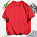 Short Sleeve T-shirt Minimalist Solid Plain Cotton O Neck Oversized Loose Sport Daily Women Summer All Season