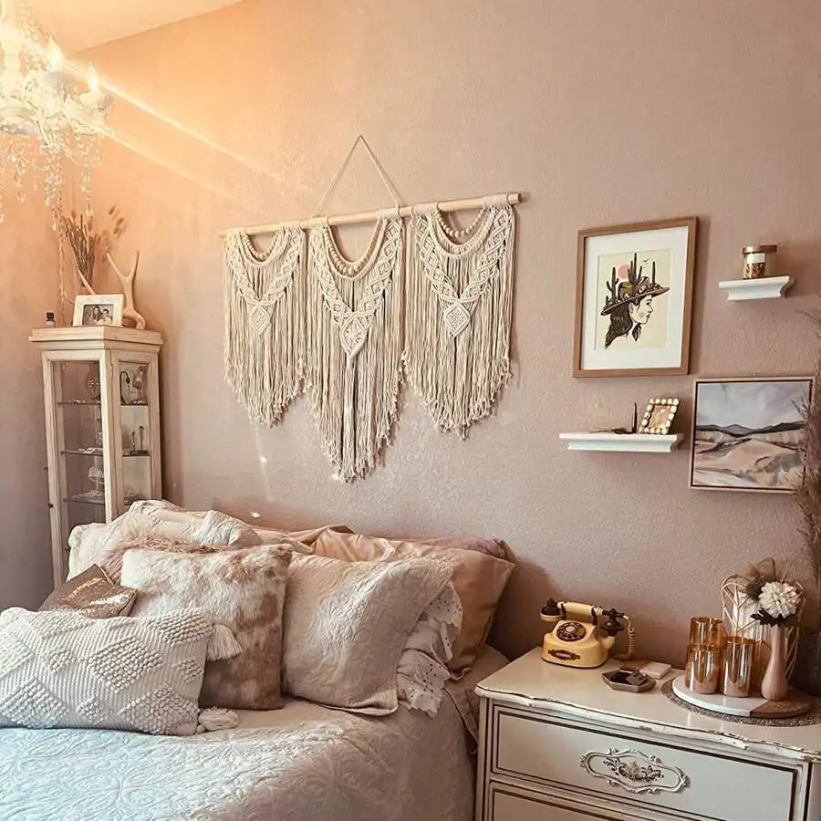 1 piece Bohemian handmade woven tapestry wall decoration tapestry headboard hanging decoration